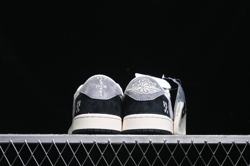Nike Travis Scott x Fragment Design x Air Jordan 1 Low OG SP Sneakers - SJ2068-108