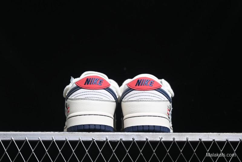 Nike SB Dunk Low Stone Island Anniversary Edition Customized Low-Top Casual Skate Shoes - YX5066-201