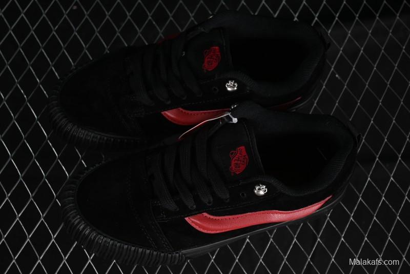 Vans Knu Skool Low Top Retro Casual Vulcanized Slip-On Shoes - VN0009QCSWE