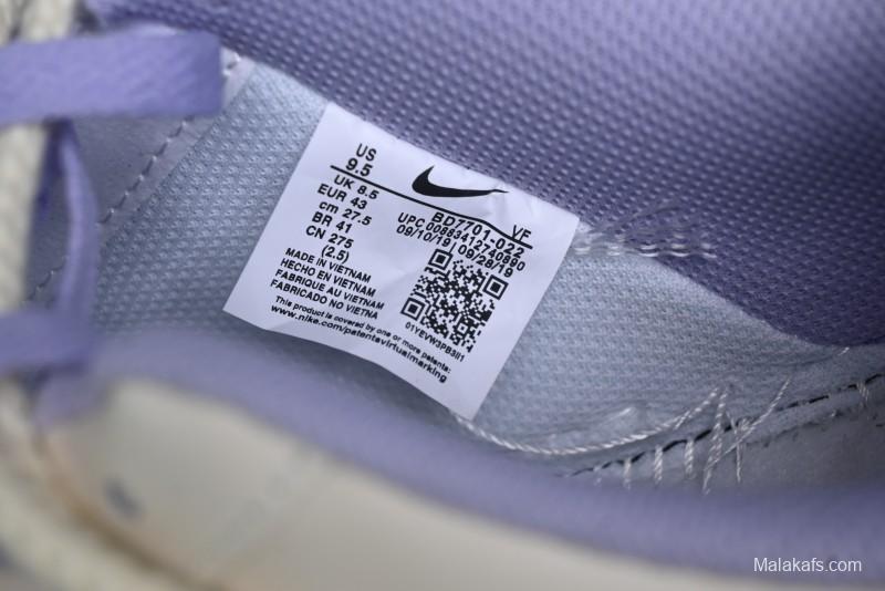 Nike Air Force 1 Low Kuromi Casual Sneakers with Lace-Up Design - BD7701-220