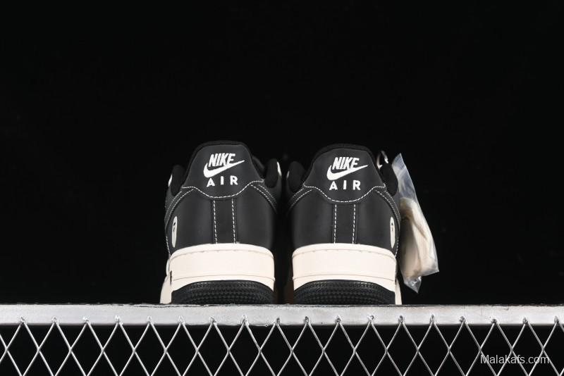 Nike Air Force 1 '07 Low Bape Collaboration - Beige Grey Black Low-Top Casual Sneakers BB6566-209