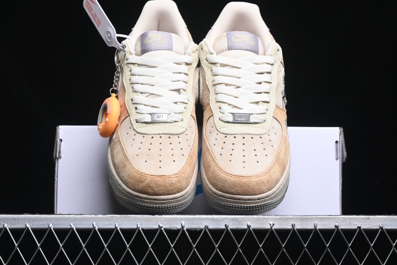 Nike Air Force 1 '07 Low Top Casual Sneakers Wild Monkey King Custom Design - CD1212-999
