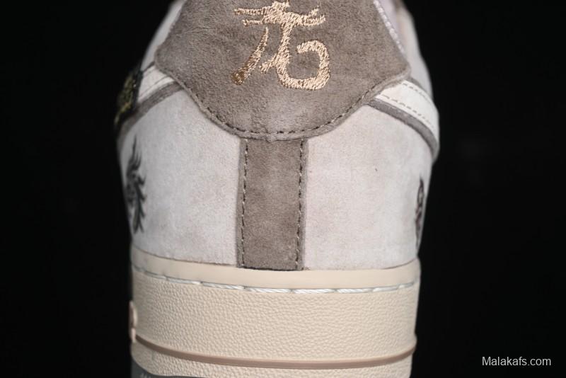 Nike Air Force 1 Low "Green Dragon Crescent Blade" Casual Sneakers - CD1212-555