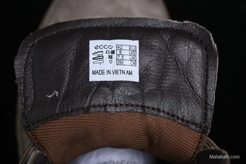 ECCO Cool Series Workwear Leather Anti-Slip Platform Chelsea Boots - 63890801001