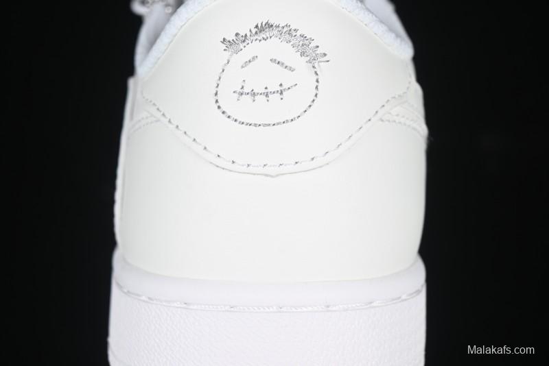 Nike Travis Scott x Air Jordan Low OG SP AJ1 Retro Sneakers in Pure White - TD1228-111