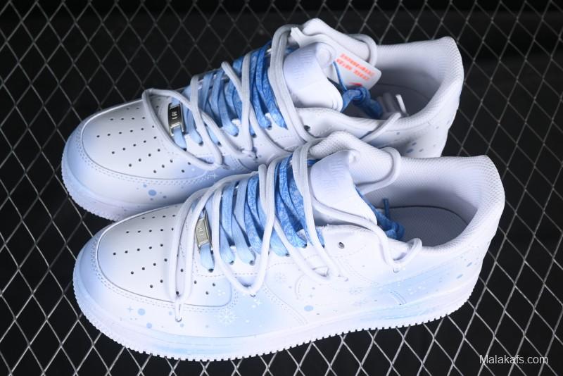 Nike Air Force 1 '07 Low Snow Tie-Dye Casual Sneakers with Lace-Up Closure - ZH0316-057