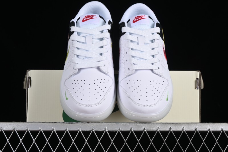 Nike SB Dunk Low Multi-Color Crystal Anniversary Customized Low-Top Casual Skate Shoes - JH8039-935