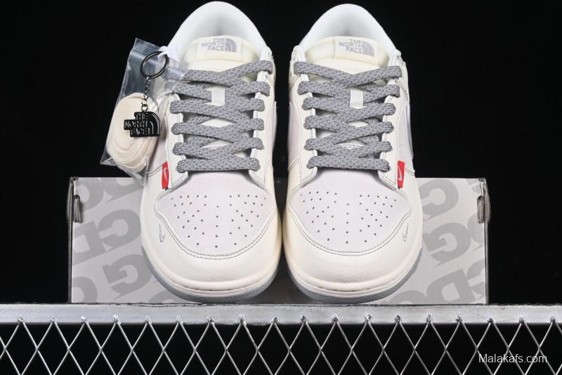 Nike SB Dunk Low The North Face Collaboration Anniversary High-End Custom Low-Top Casual Skate Shoes - BB7518-015