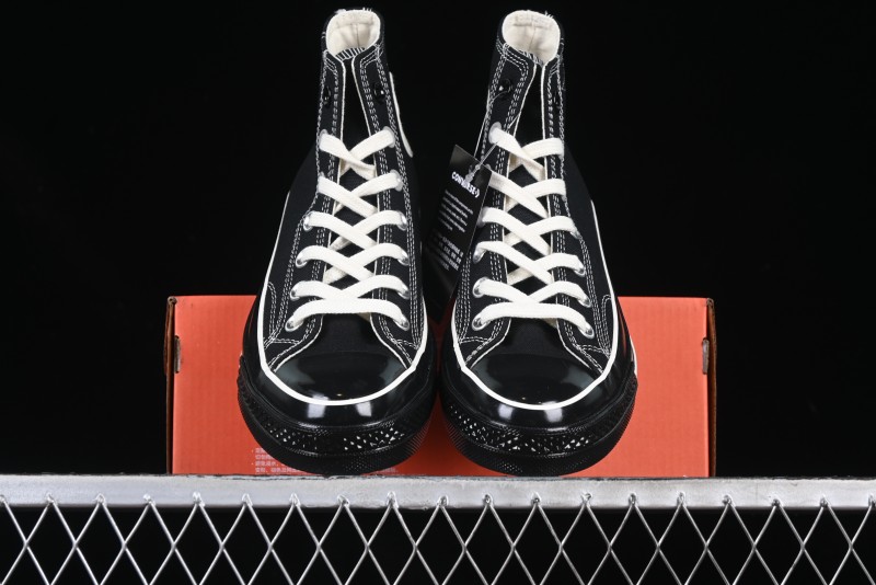 Converse Chuck 1970s High Top Canvas Sneakers with Star Stitch Design - A15743C