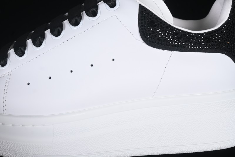 Alexander McQueen Oversized Sneakers with Black Suede Heel Detail - D.E5