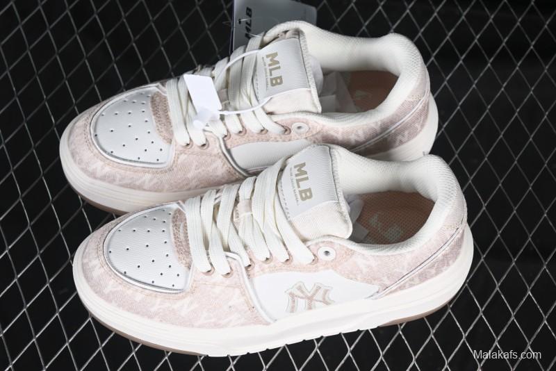 New York Yankees MLB Chunky Liner Denim Monogram SL Platform Sandals - 3ASXS015N50BGS