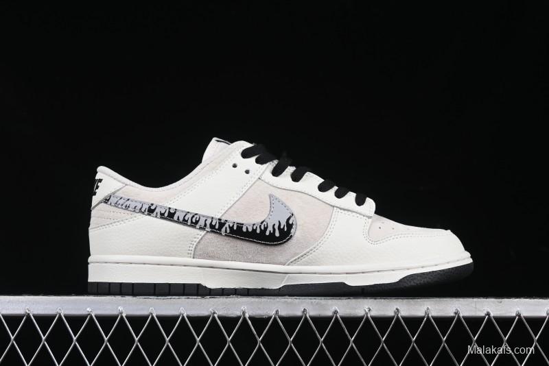 Nike SB Dunk Low UN Collaboration Anniversary Custom Sneakers with Black Swoosh - DJ2024-068