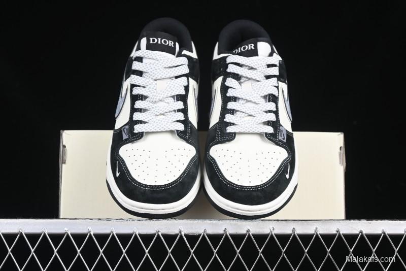Nike SB Dunk Low Dior Collaboration Anniversary Edition Customized Low-Top Casual Sneakers - DJ2024-084