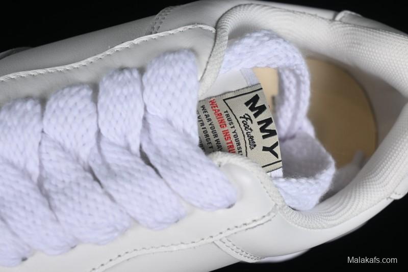 Wayne Original Sole Leather Low Sneaker with Deconstructed Ice Cream Sole - MMY