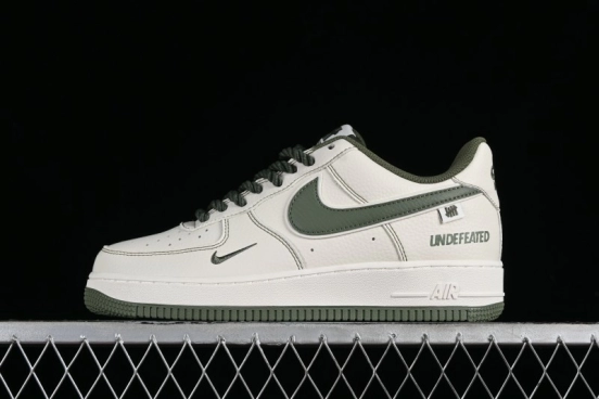 Nike Undefeated x Air Force 1'07 Low Military Green Hemp Rope Casual Sneakers - UT2023-202
