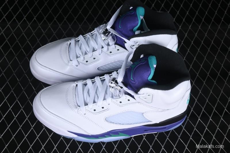 Nike Air Jordan 5 OG "Grape" Retro Basketball Shoes - HQ7978-100