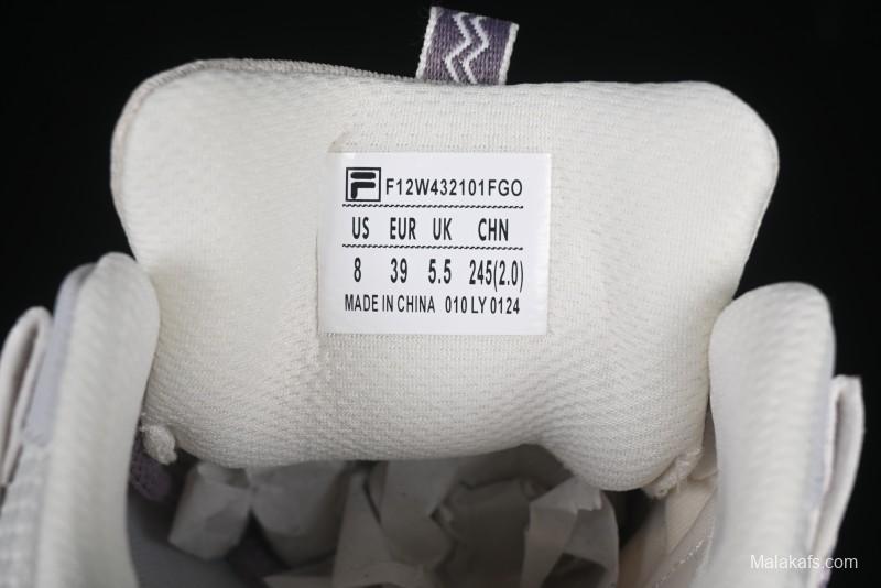 Fila Fusion Retro Mars Running Shoes with Lace-Up Design and Cushioned Sole - F12W432101FGO