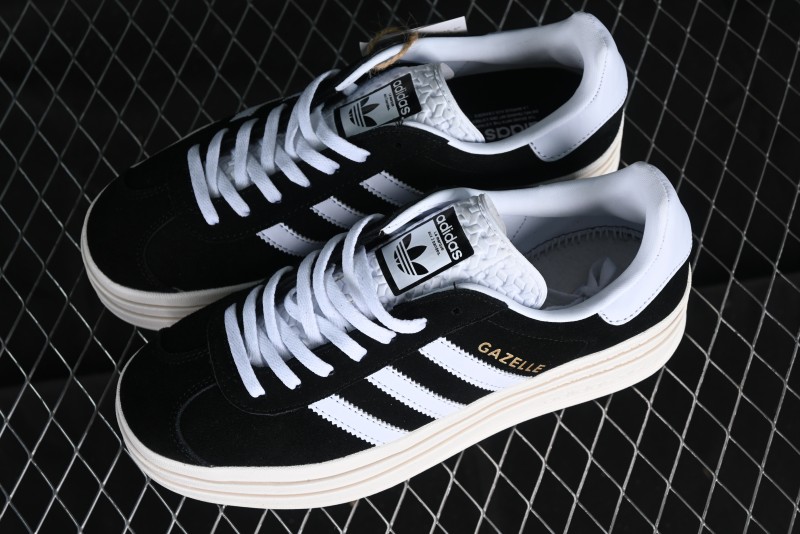 Adidas Originals Gazelle Bold HQ6912 Low-Top Sneakers with Thick Sole for Casual Wear, Non-Slip and Durable - HQ6912