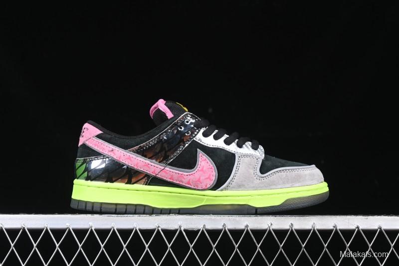 Nike Dunk Low "What The Ducks" Oregon Ducks Football Team Low-Top Casual Sneakers - HV1454-001