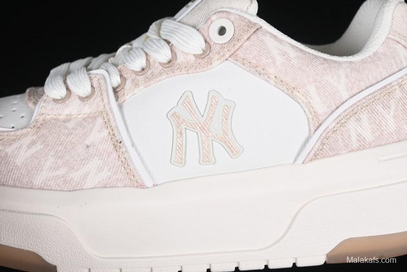 New York Yankees MLB Chunky Liner Denim Monogram SL Platform Sandals - 3ASXS015N50BGS