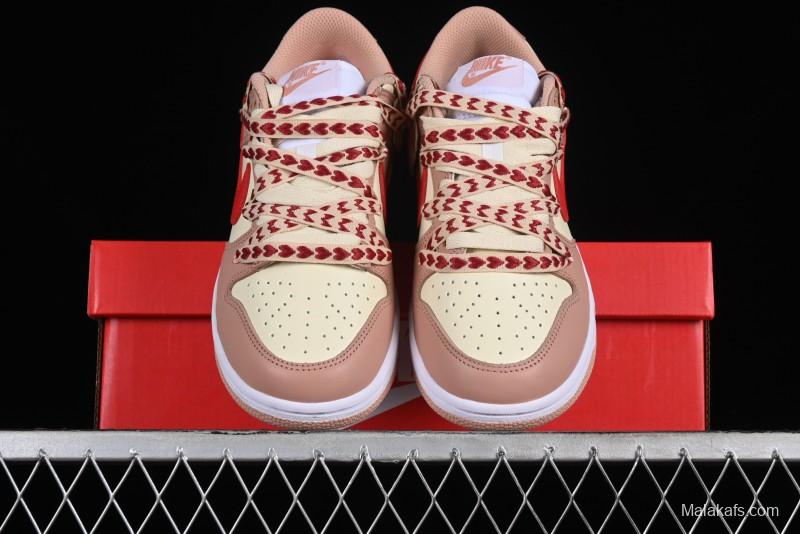 Nike Dunk Low SB Christmas Gift Strawberry Cake Casual Sneakers with Dual Laces - DD1503-118