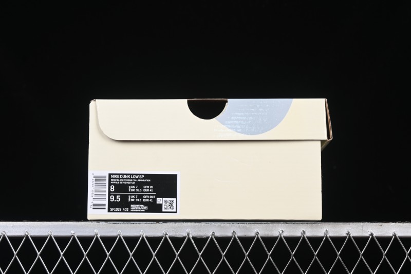 Nike SB Dunk Low Stussy Collaboration - High-End Custom Anniversary Edition Low-Top Casual Skate Shoes SF1029-402