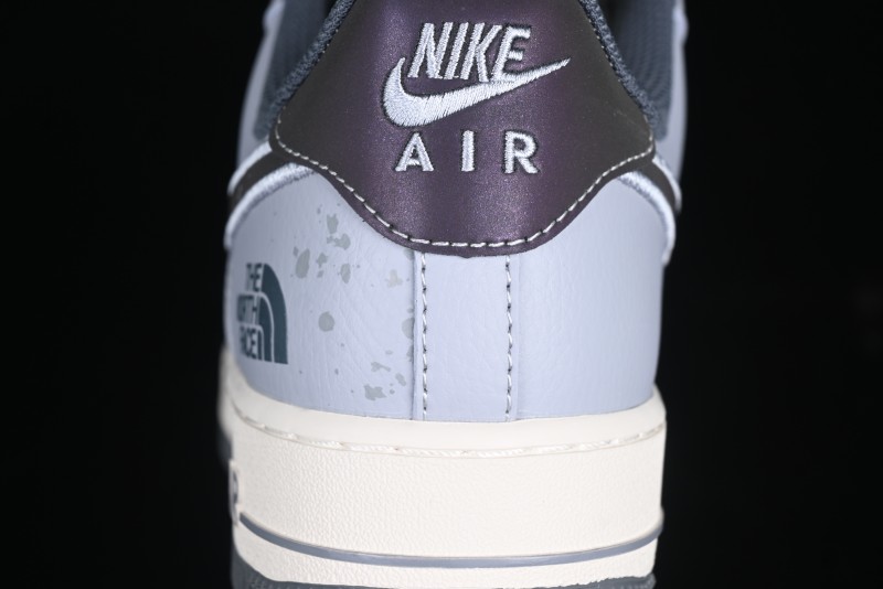 Nike Air Force 1 '07 Low The North Face Collaboration Embroidered Splash Design Casual Sneakers - DM6688-006