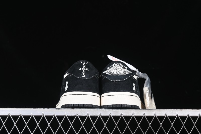 Nike Travis Scott x Fragment Design x Air Jordan 1 Low OG SP AJ1 Collaboration Sneakers - SJ2086-138