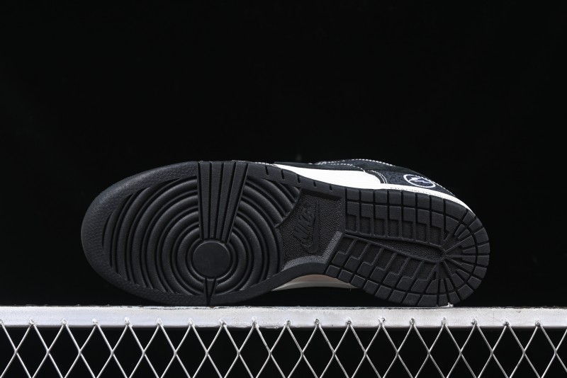 Nike SB Dunk Low Lightning Collaboration Black Swoosh Anniversary Custom Low-Top Skate Shoes - SF1029-401