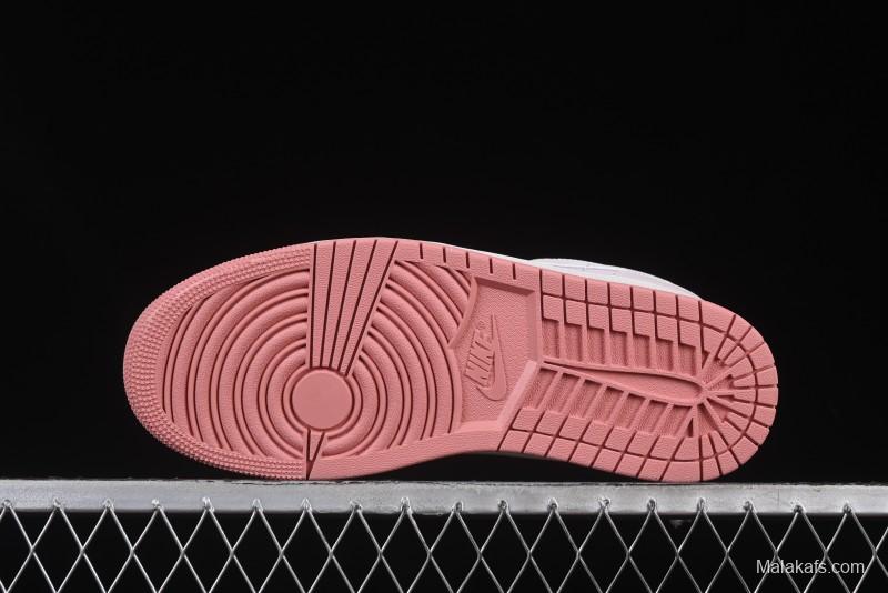 Nike Air Jordan 1 Low AJ1 Retro Casual Sneakers in Youthful Pink - IH0823-611