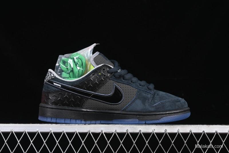 Nike Division Street Dunk Low "Oregon Black" Hidden Colorway Low-Top Casual Sneakers - HV1470-001