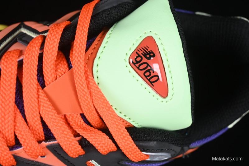 New Balance 9060 Retro Casual Running Sneakers with ABZORB Cushioning Technology - U9060NBX