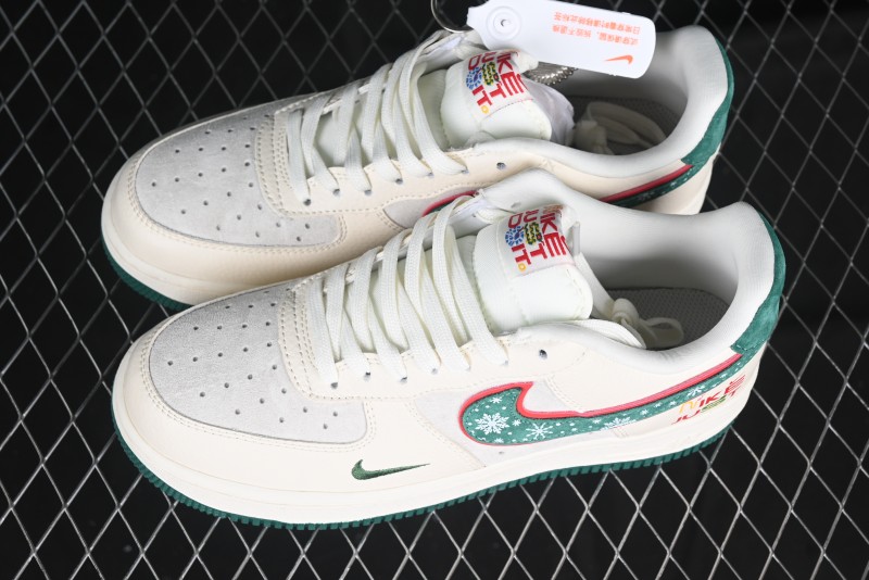 Nike Air Force 1'07 Low Just Collaboration - Christmas Tree Low-Top Casual Sneakers - DF0188-034