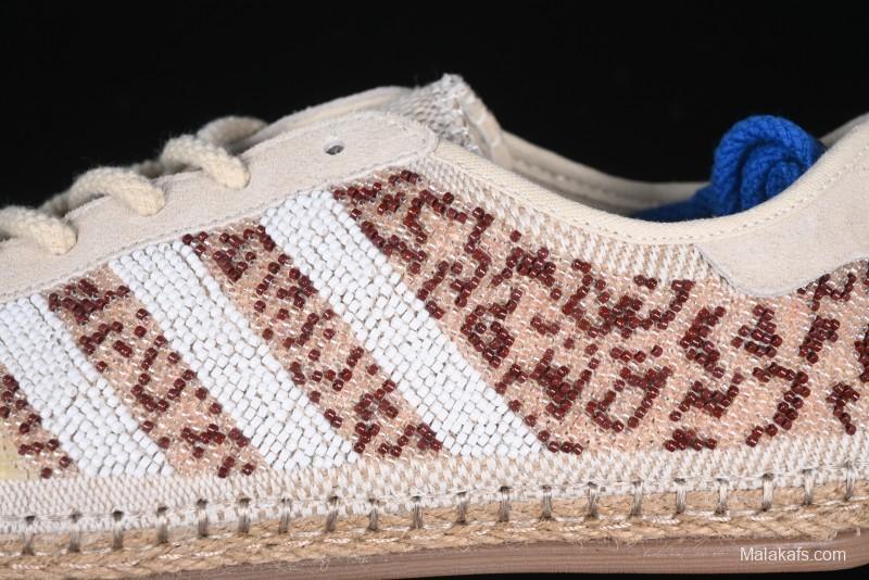 Adidas Clot x Originals Gazelle Indoor Retro Casual Slip-Resistant Wear-Resistant Low-Top Sneakers - IH3642