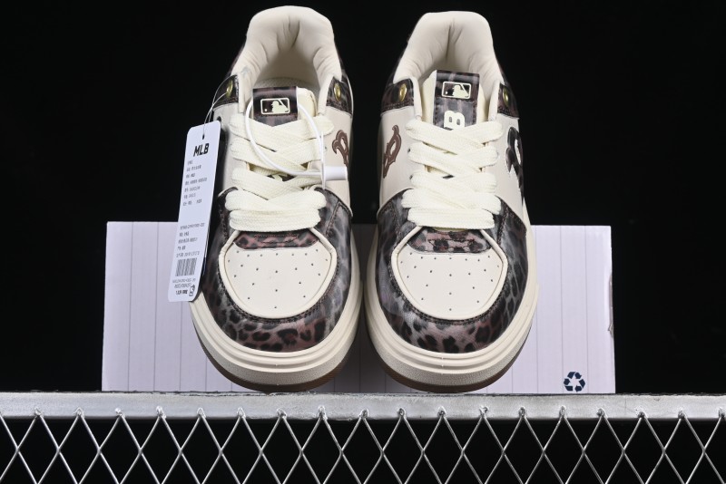 New York Yankees Chunky Liner Lux Leopard Thick Sole Casual Running Shoes - 3ASXCLE4N43BGS