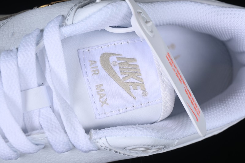 Nike Air Max 1 Retro Running Shoes with Half-Sole Air Cushion - AA0512-100