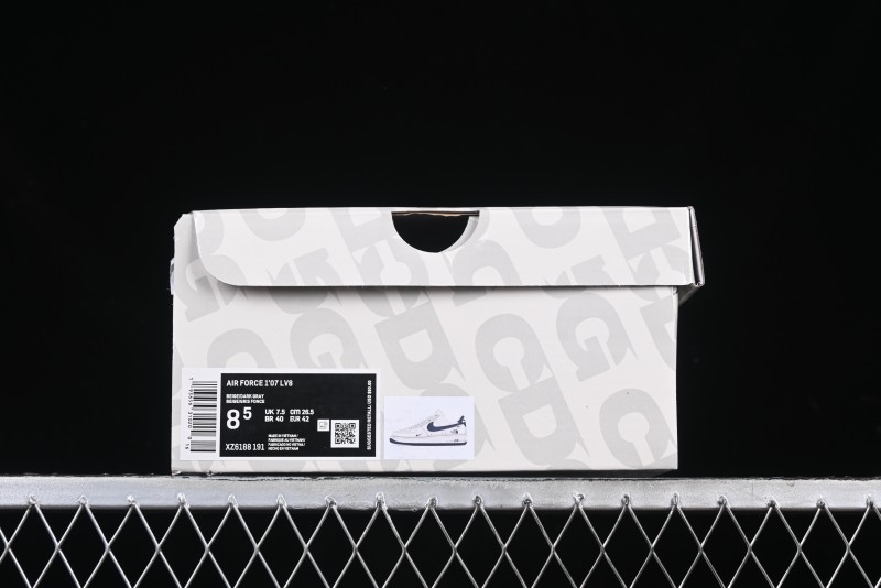 Nike Air Force 1 '07 Low The North Face Collaboration Beige Grey Check Grey Outsole Casual Sneakers - XZ6188-191