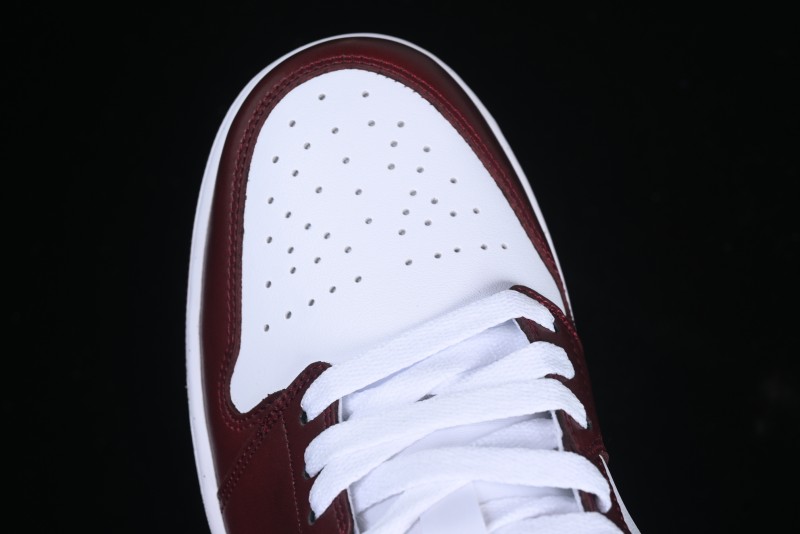 Nike Air Jordan 1 Low AJ1 White University Red Casual Sneakers - HF3148-102
