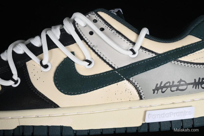 Nike Dunk Low Panda Prank Universe Exploration - Star Trek Mocha SB Strap Low-top Casual Sneakers - FQ8080-133