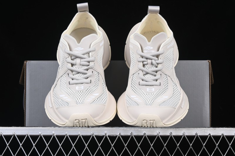 Balenciaga Circuit Lightweight Distressed Print Round-Toe Fashion Casual Sneakers - WFLGY2000