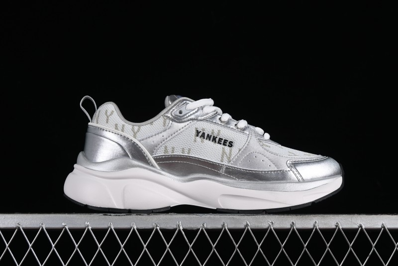 New York Yankees MLB Fast Ball Classic Monogram Retro Casual Running Shoes - 3ARNFSB4N50SIS