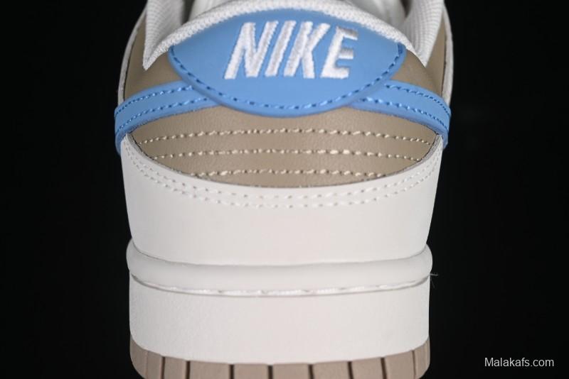 Nike Dunk Low Retro Premium Casual Sneakers in Caramel Cream - HQ1175-240