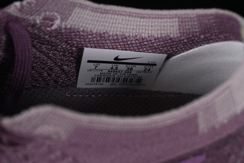 Nike Vapormax Flyknit Breathable Casual Running Shoes with Full-Length Air Cushion - 849557-500