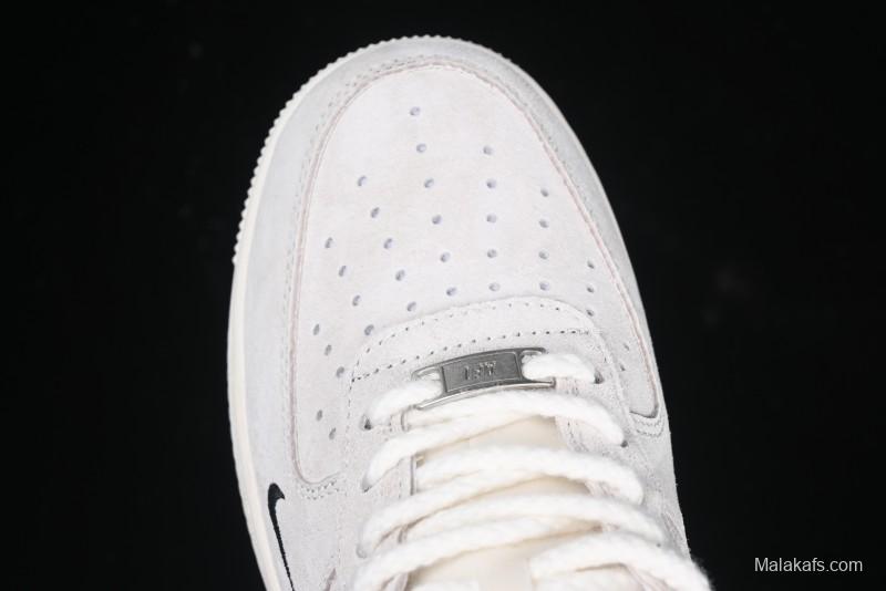 Nike Air Force 1 '07 Low Supreme Champion Collaboration Off-White Mini Swoosh Casual Sneakers - SJ6698-020