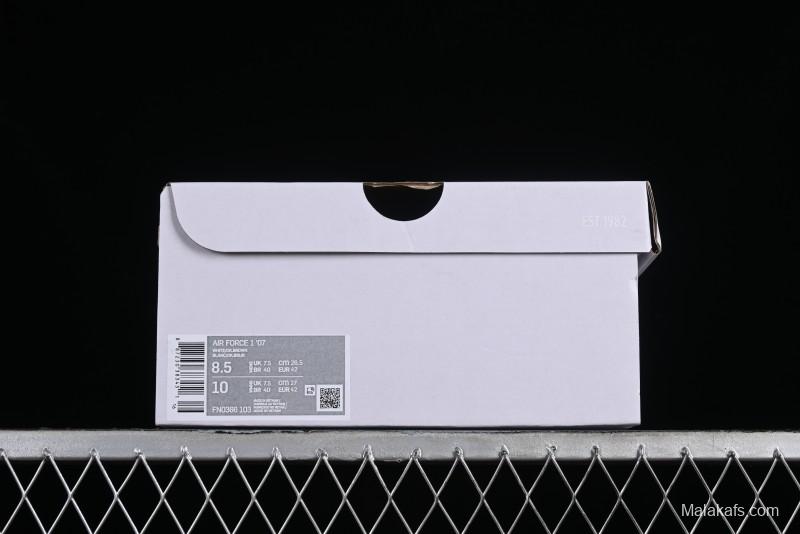 Nike Air Force 1 '07 Low Custom Anime Theme Gradient Brown Swoosh Casual Sneakers - FN0366-103