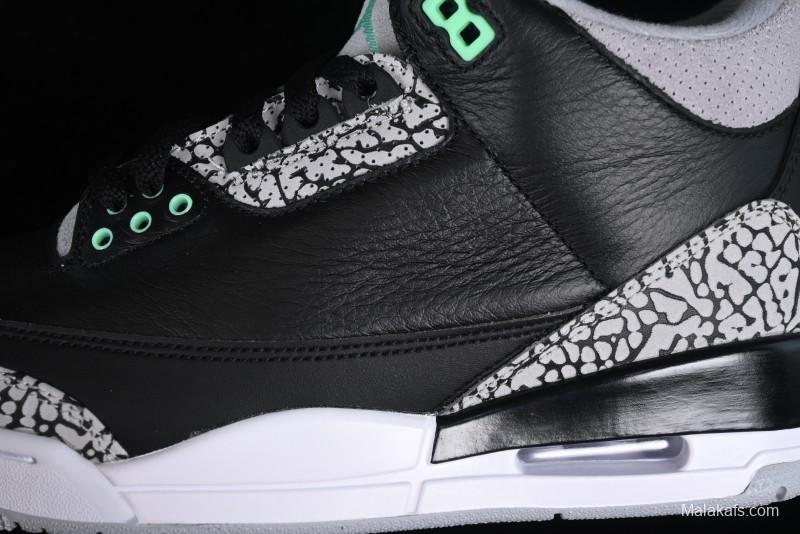 Nike Air Jordan 3 Retro Sneakers Green Glow - CT8532-031