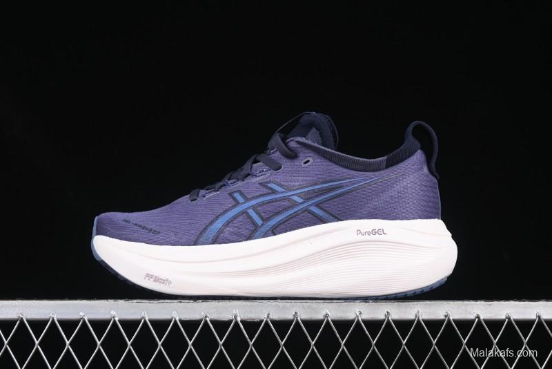 Asics Gel-Nimbus 27 Retro Breathable Casual Shoes Cushioned Men's Durable Running Shoes - 1011B956-500