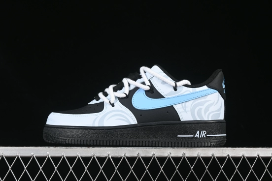 Nike Air Force 1 '07 Low Snake Print Casual Sneakers with Custom Leather - ZH0316-065