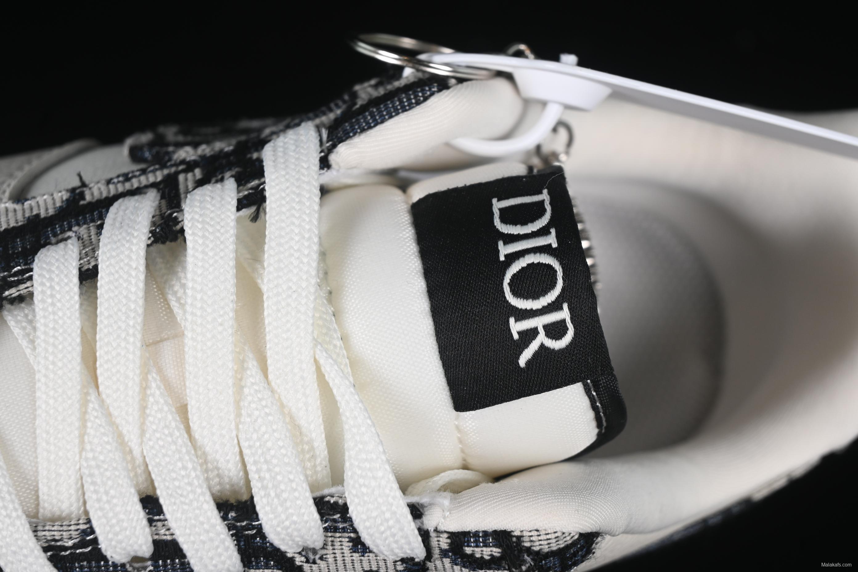 Nike Air Force 1 '07 Low Dior Collaboration Beige Black Grey Stitch Casual Sneakers - KK1988-048