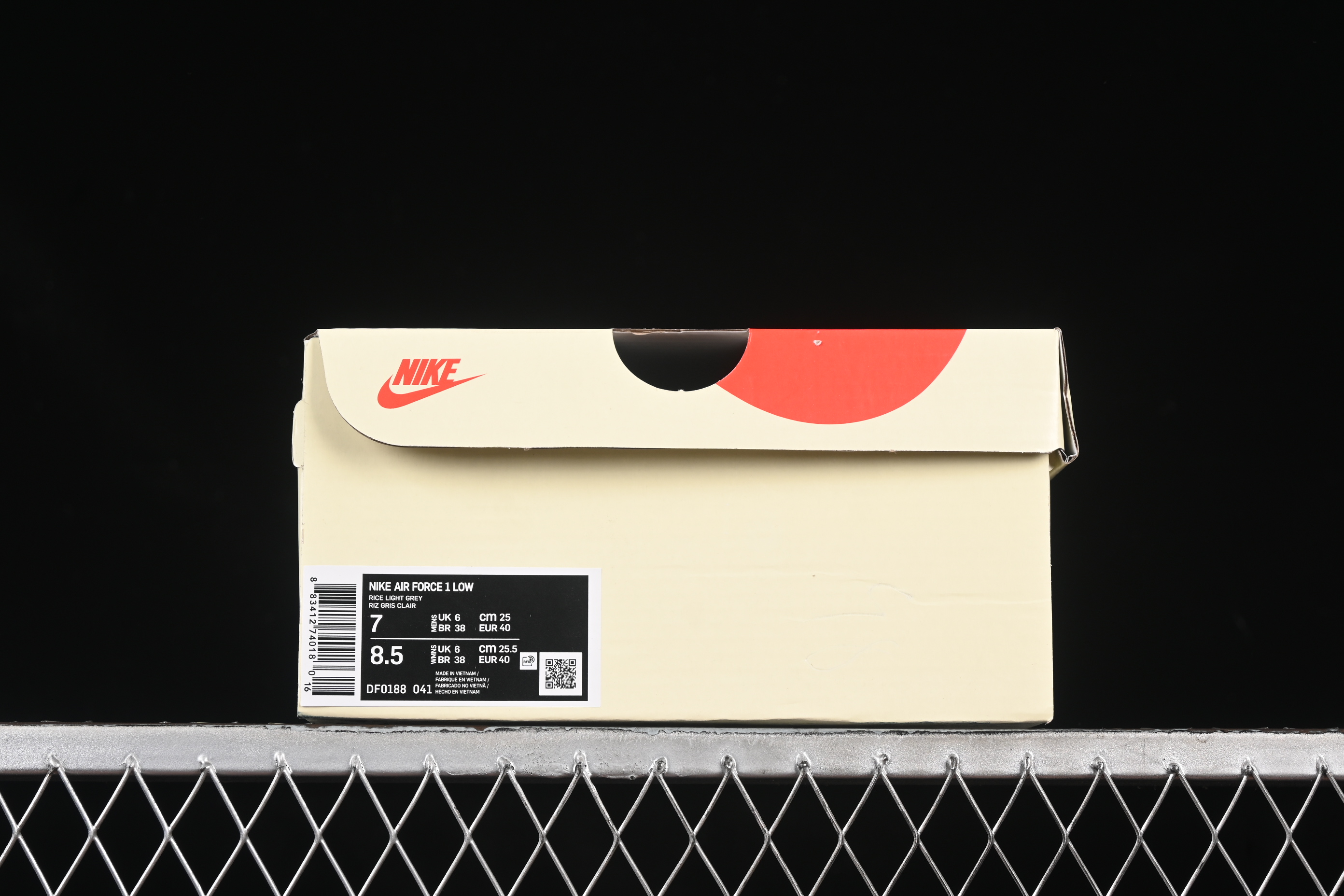 Nike Air Force 1 '07 Low Dior Collaboration Classic Gray Low-Top Casual Sneakers - DF0188-041